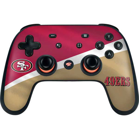 NFL San Francisco 49ers Google Stadia Controller Skin